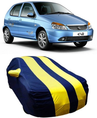 UDGHA Car Cover For Tata Indica eV2 (With Mirror Pockets)(Multicolor)