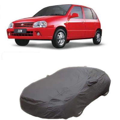 ANLOPE Car Cover For Maruti Suzuki Zen Estilo (With Mirror Pockets)(Grey)