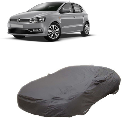 ANLOPE Car Cover For Volkswagen Polo Equisite (With Mirror Pockets)(Grey)