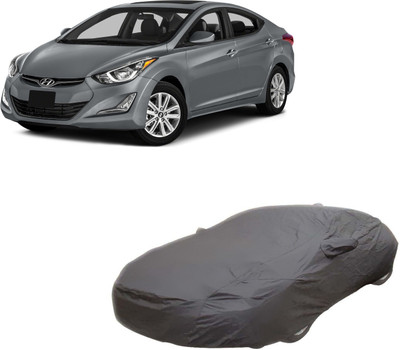 COVERPLANET Car Cover For Hyundai Elantra (With Mirror Pockets)(Grey)