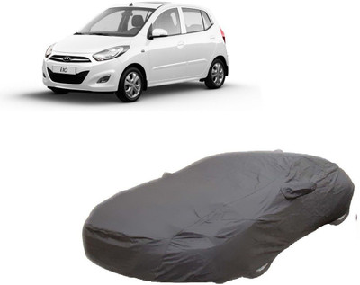 ANLOPE Car Cover For Hyundai Grand i10 (With Mirror Pockets)(Grey)