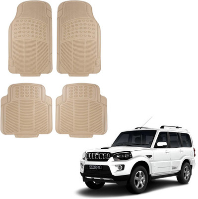 Oshotto Rubber Standard Mat For  Mahindra Scorpio(Beige)