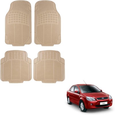 Oshotto Rubber Standard Mat For  Ford Ikon(Beige)