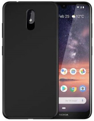 ROYALBASE Back Cover for NOKIA 3.2(Black, Grip Case, Silicon, Pack of: 1)