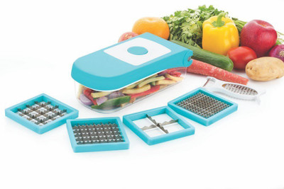 Triangle Ant ™ 7 In 1 unbreakable chopper body Vegetable & Fruit Chopper(Pack Of 1, 1 x 7 In 1 Unbreakable chopper)
