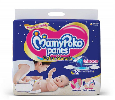 MamyPoko Extra Absorb Pants 38 Diapers Set Of 1 - XL(38 Pieces)