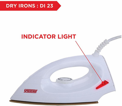 Spherehot DI 23 1000 W Dry Iron(White) at flipkart