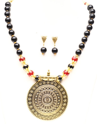 VSASA Metal, Dori Gold-plated Multicolor Jewellery Set(Pack of 1)