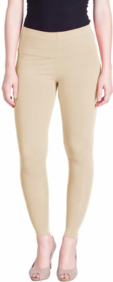 LUX LYRA Ankle Length  Ethnic Wear Legging(Beige, Solid)