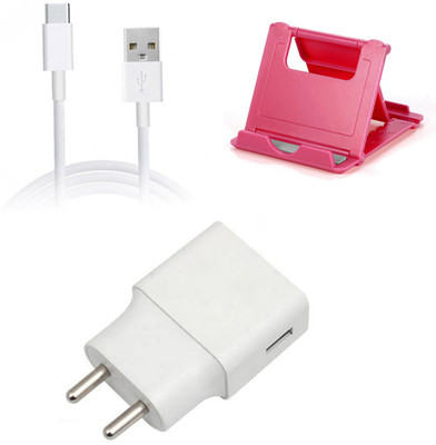 DAKRON Wall Charger Accessory Combo for Samsung Galaxy A9(White)