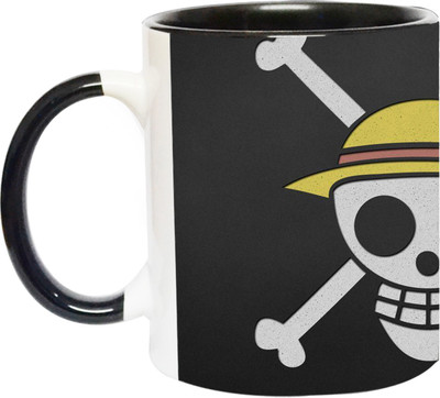 ARTBUG One Piece - 3291 - BLK Ceramic Coffee Mug(350 ml)