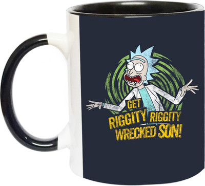 ARTBUG Rick And Morty - 3369 - BLK Ceramic Coffee Mug(350 ml)