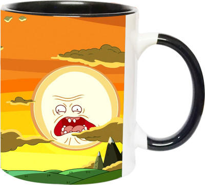ARTBUG Rick And Morty - 3410 - BLK Ceramic Coffee Mug(350 ml)