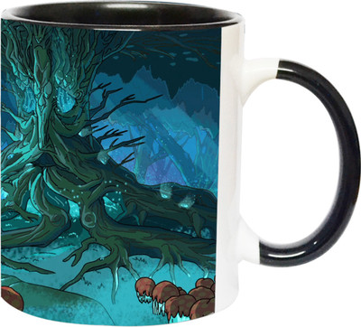 Ashvah Rick And Morty - 3385 - BLK Ceramic Coffee Mug(350 ml)
