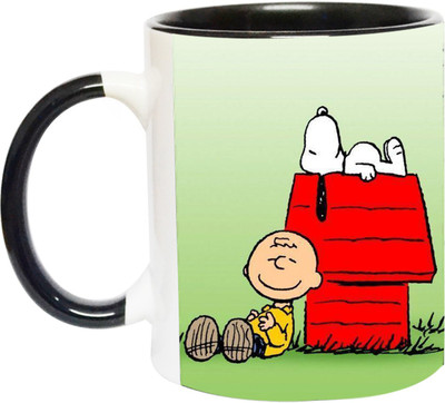 ARTBUG Snoopy - 3422 - BLK Ceramic Coffee Mug(350 ml)