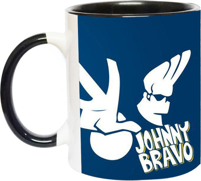 ARTBUG Johnny Bravo - 3244 - BLK Ceramic Coffee Mug(350 ml)