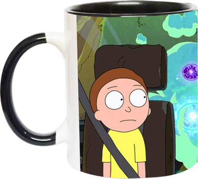 ARTBUG Rick And Morty - 3395 - BLK Ceramic Coffee Mug(350 ml)