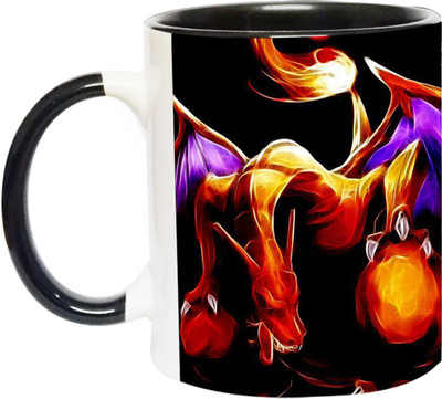 ARTBUG PokÃÂ©mon - 3334 - BLK Ceramic Coffee Mug(350 ml)