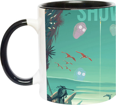 ARTBUG Rick And Morty - 3365 - BLK Ceramic Coffee Mug(350 ml)