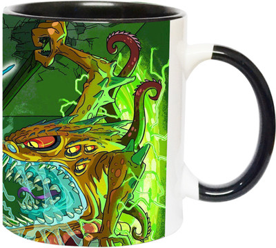 ARTBUG Rick And Morty - 3367 - BLK Ceramic Coffee Mug(350 ml)