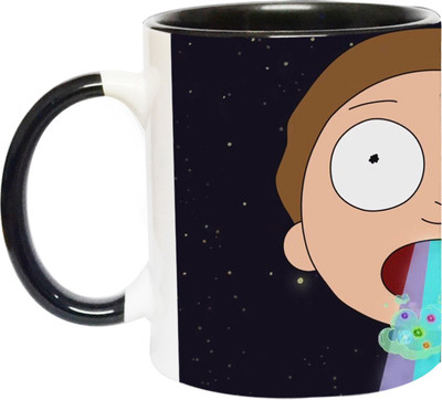 ARTBUG Rick And Morty - 3383 - BLK Ceramic Coffee Mug(350 ml)