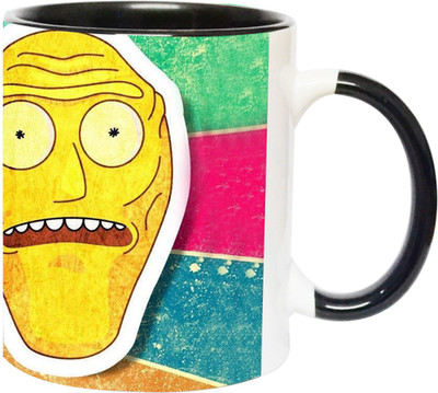 Ashvah Rick And Morty - 3373 - BLK Ceramic Coffee Mug(350 ml)