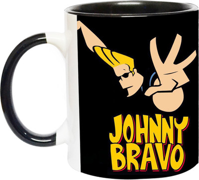 ARTBUG Johnny Bravo - 3241 - BLK Ceramic Coffee Mug(350 ml)