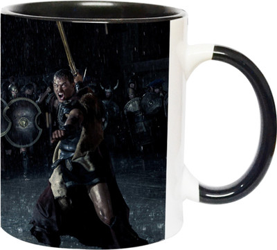 ARTBUG Hercules - 2735 - BLK Ceramic Coffee Mug(350 ml)