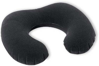 VW Inflatable Black Travel Neck Pillow Neck Pillow(Black)