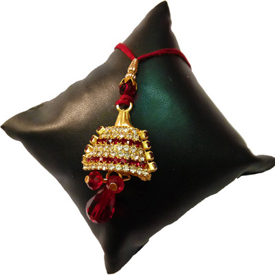 Dms Retail Lumba DMSLUMBA03 NA Rakhi  Set(1 Lumba Rakhi With Roli Chawal)