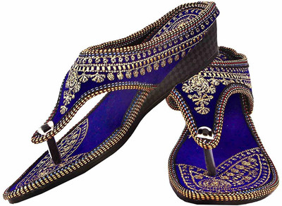 Apratim Women Heels(Blue , 4)