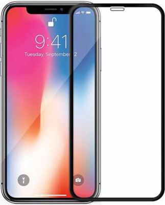 ajd Edge To Edge Tempered Glass for Apple iPhone X(Pack of 1)