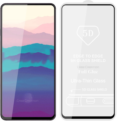 CASE CREATION Edge To Edge Tempered Glass for Samsung Galaxy A90 2019(Pack of 1)