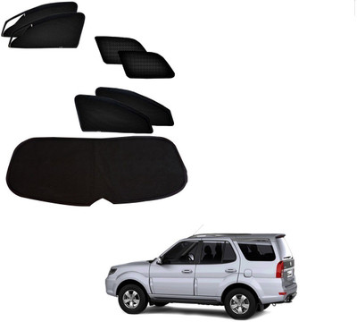 AuTO ADDiCT Side Window, Rear Window Sun Shade For Tata Grand Dicor(Black)
