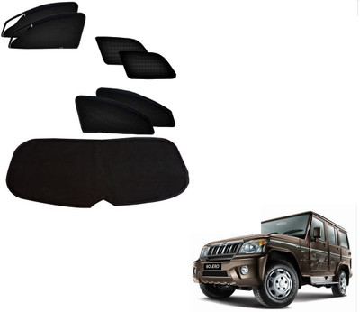 AuTO ADDiCT Side Window, Rear Window Sun Shade For Mahindra Bolero(Black)