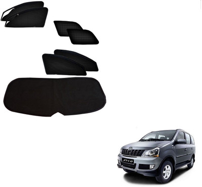AuTO ADDiCT Side Window, Rear Window Sun Shade For Mahindra Xylo(Black)