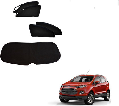 AuTO ADDiCT Side Window, Rear Window Sun Shade For Ford Ecosport(Black)