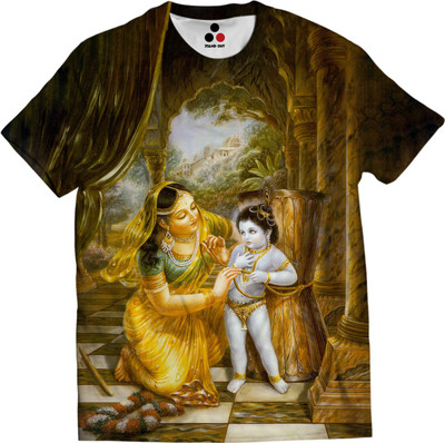 STAND OUT Printed, Graphic Print Men Round Neck Multicolor T-Shirt