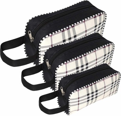 LAXMI Cosmetic pouch Travel Bag Toiletry Bag men/women/kids Set of 3 Cosmetic Bag