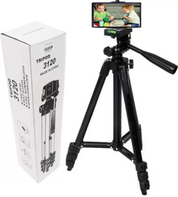 Blue Birds Adjustable Lightweight Camera Stand 3120 Tripod(Black, Supports Up to 1500 g)