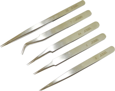 Scorpion Tweezers 5 Piece Set Anti-Magnetic For Gadget