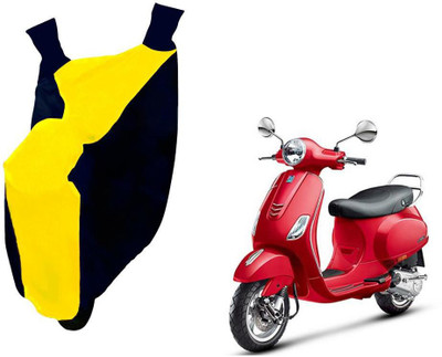 Auto Kite Two Wheeler Cover for Piaggio(Vespa, Yellow, Blue)