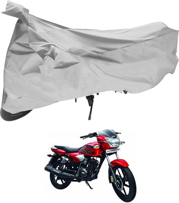 dhcreation Two Wheeler Cover for TVS(Phoenix 125, Silver)
