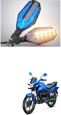 PRTEK Front, Side LED Indicator Light for Honda Livo(Blue, Yellow)