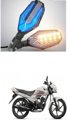 PRTEK Front, Side LED Indicator Light for Honda Dream Neo(Blue, Yellow)