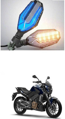 PRTEK Front, Side LED Indicator Light for Bajaj Universal For Bike(Blue, Yellow)