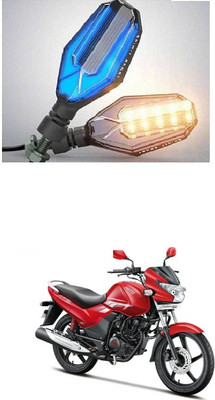 PRTEK Front, Side LED Indicator Light for Hero Achiever(Blue, Yellow)