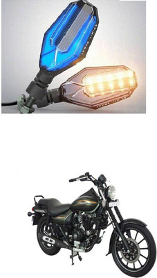 PRTEK Front, Side LED Indicator Light for Bajaj Avenger 220(Blue, Yellow)