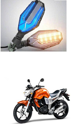 PRTEK Front, Side LED Indicator Light for Yamaha FZ16(Blue, Yellow)