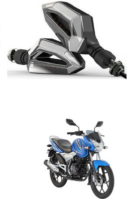 PRTEK Front, Side LED Indicator Light for Bajaj Discover 125 DTS-i(Blue, Yellow)